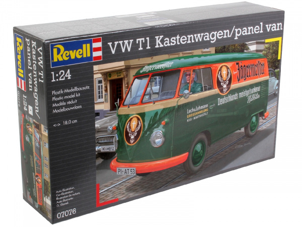 07076 Revell Автомобиль VW T1 Kastenwagen (1:24)