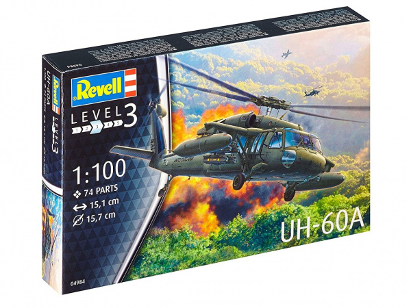 04984 Revell  Вертолет UH-60A (1:100)