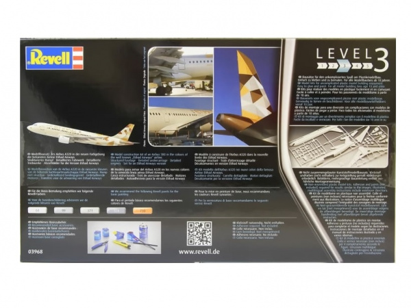 03968 Revell Пассажирский лайнер Airbus 320 (1:144)