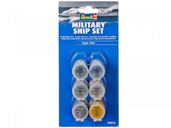 39073 Revell Набор акриловых красок Military Ship, 6 цветов
