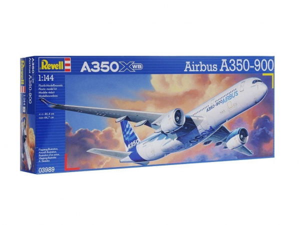 03989 Revell Пассажирский авиалайнер Airbus A350 (1:144)