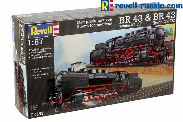 02157 Revell Dampflokomotiven BR 43 (1:87)