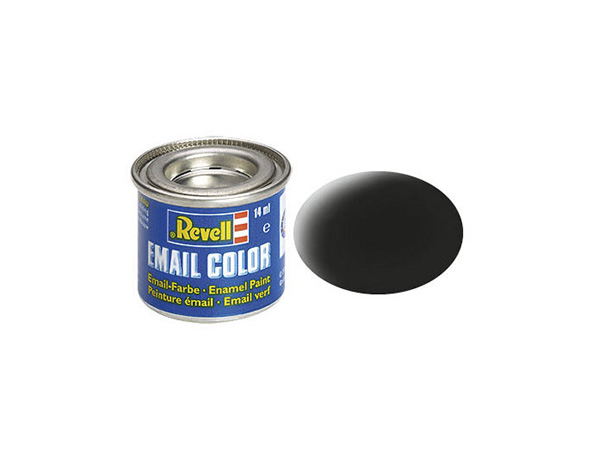 32108 Revell Краска эмалевая алкидная № 8. Чёрная матовая. 14 мл.