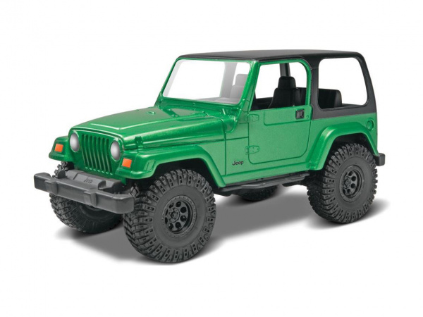11695 Revell Автомобиль Jeep Wrangler Rubicon (Snap Type) (1:25)
